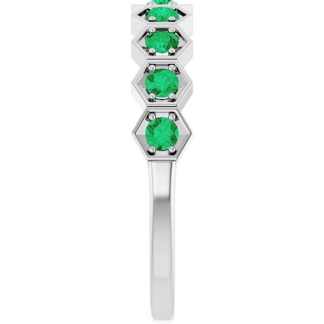 14k-white-natural-emerald-stackable-ring