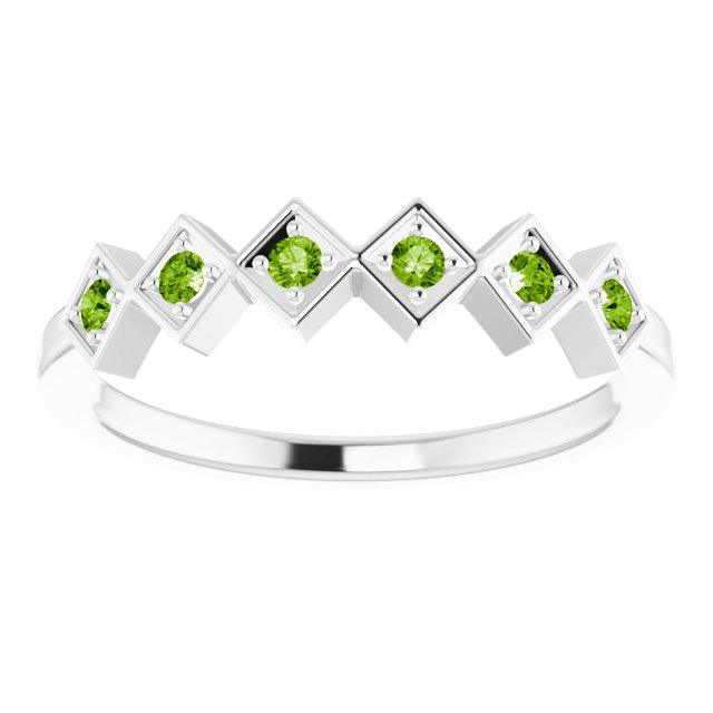 14k-white-natural-peridot-stackable-ring