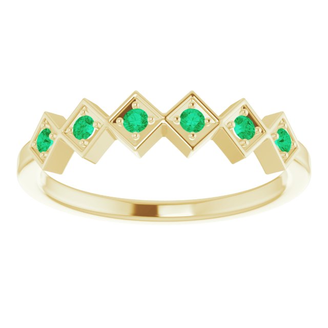 14k-yellow-gold-lab-grown-emerald-stackable-ring