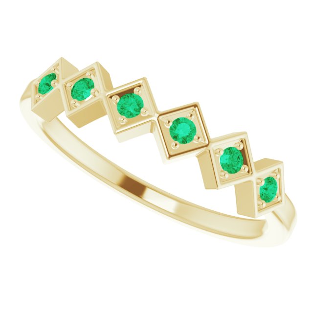 14k-yellow-gold-lab-grown-emerald-stackable-ring