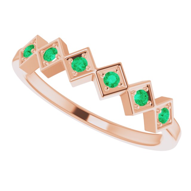 14k-rose-gold-lab-grown-emerald-stackable-ring