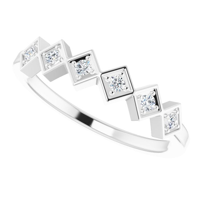 14k-white-1/8-ctw-natural-diamond-stackable-ring