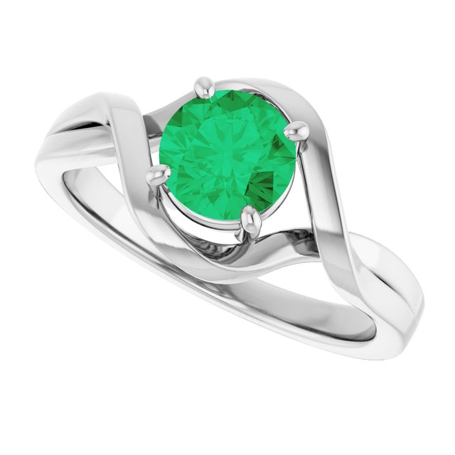 14k-white-lab-grown-emerald-ring