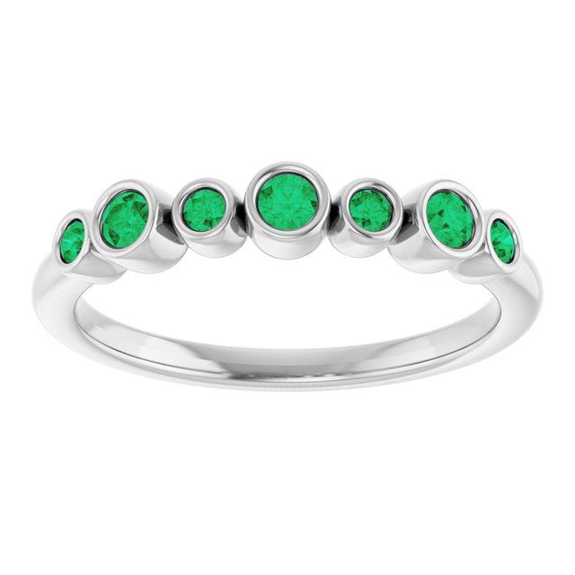platinum-lab-grown-emerald-bezel-set-ring