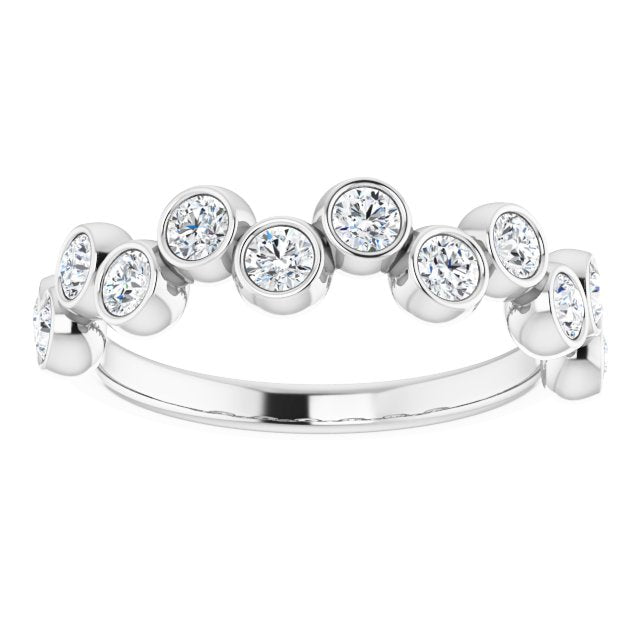 14k-white-3/4-ctw-natural-diamond-bezel-set-ring