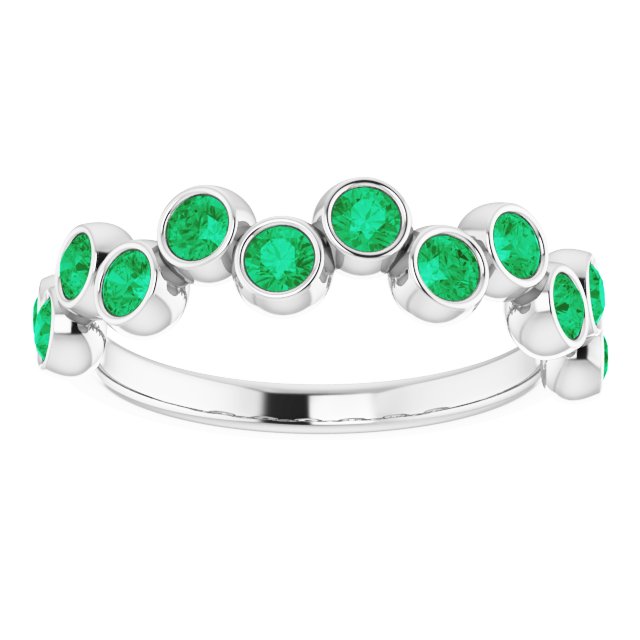 platinum-lab-grown-emerald-bezel-set-ring