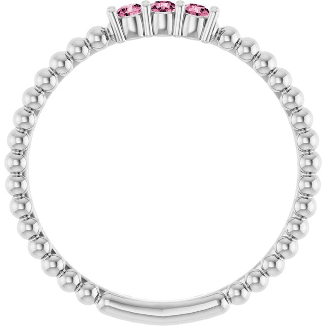 14k-white-natural-pink-tourmaline-beaded-ring