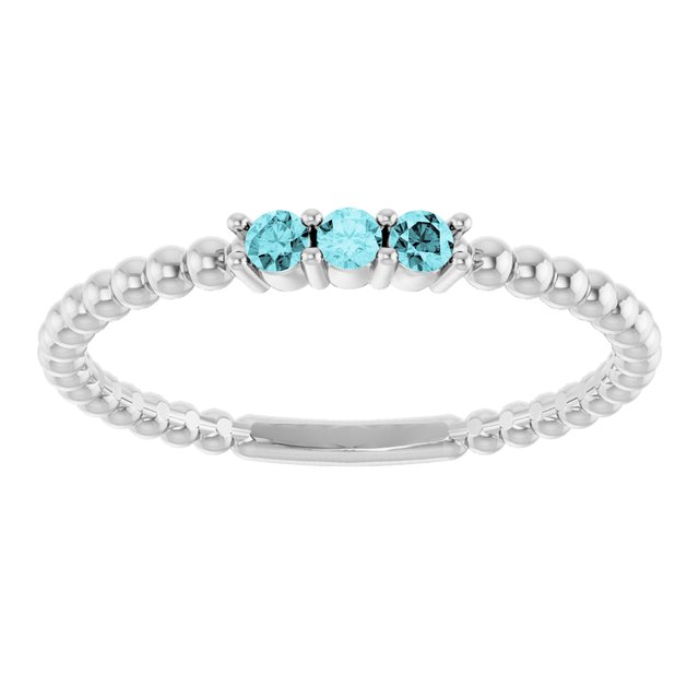 14k-white-natural-blue-zircon-beaded-ring
