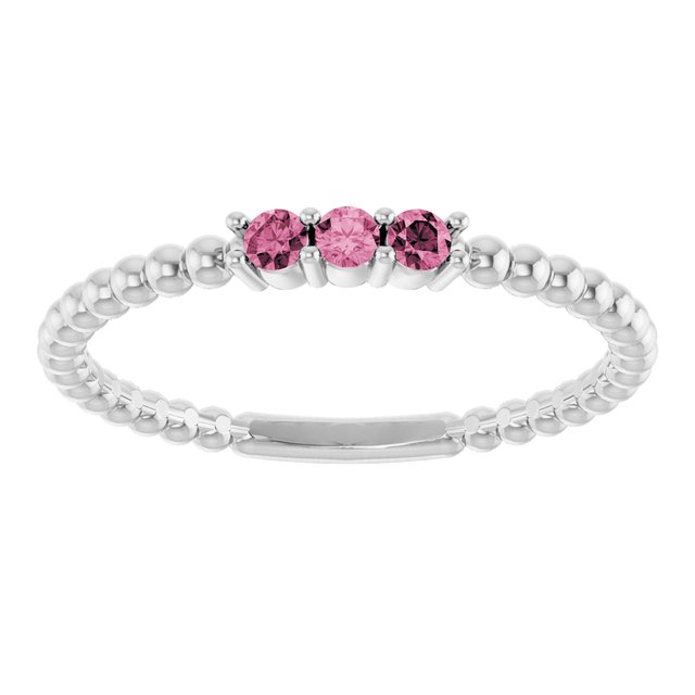 14k-white-natural-pink-tourmaline-beaded-ring