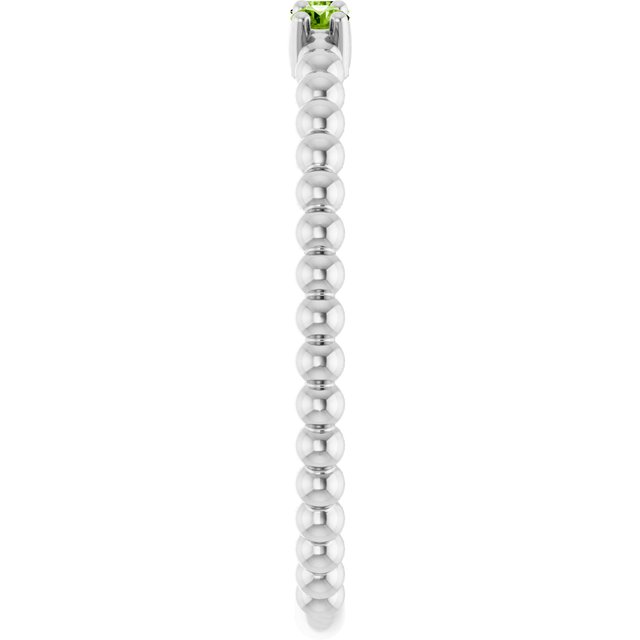 14k-white-natural-peridot-beaded-ring