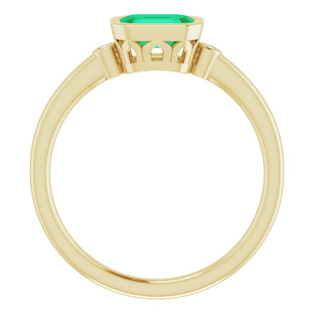 14k-yellow-lab-grown-emerald-&-.02-ctw-natural-diamond-ring