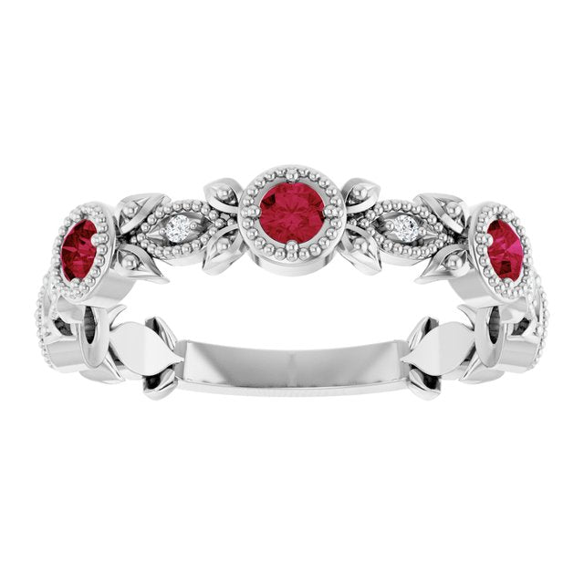 14k-white-natural-lab-grown-ruby-&-.03-ctw-natural-diamond-leaf-ring