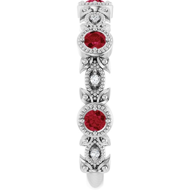 14k-white-natural-lab-grown-ruby-&-.03-ctw-natural-diamond-leaf-ring
