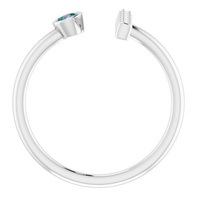 14k-white-lab-grown-alexandrite-&-.05-ctw-natural-diamond-bar-ring