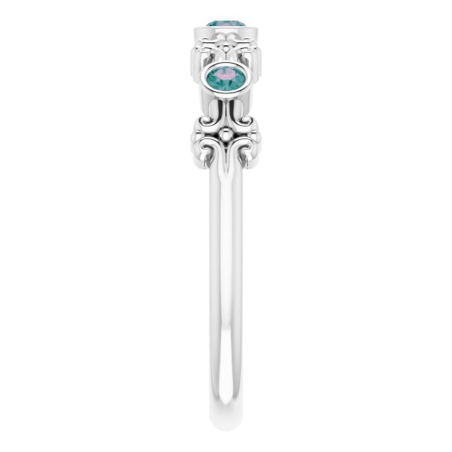 14k-white-lab-grown-alexandrite-bezel-set-ring