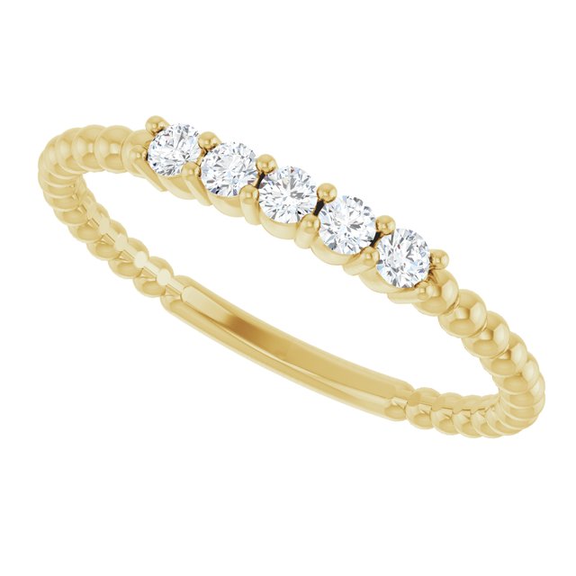 14k-yellow-1/6-ctw-lab-grown-diamond-stackable-ring