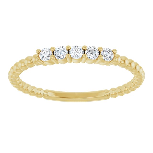 14k-yellow-1/6-ctw-lab-grown-diamond-stackable-ring