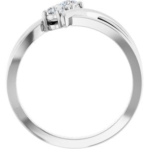 1/4 ct Diamond Two-Stone Ring