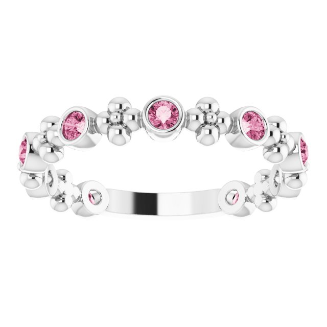 14k-white-natural-pink-tourmaline-beaded-ring