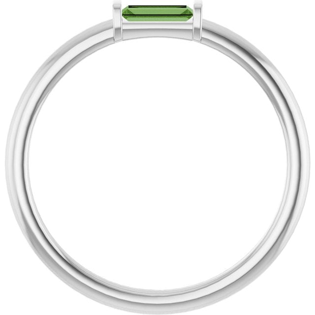14k-white-natural-green-tourmaline-stackable-ring