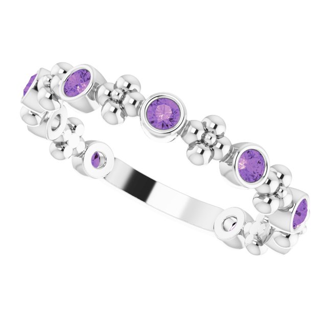 14k-white-natural-amethyst-beaded-ring