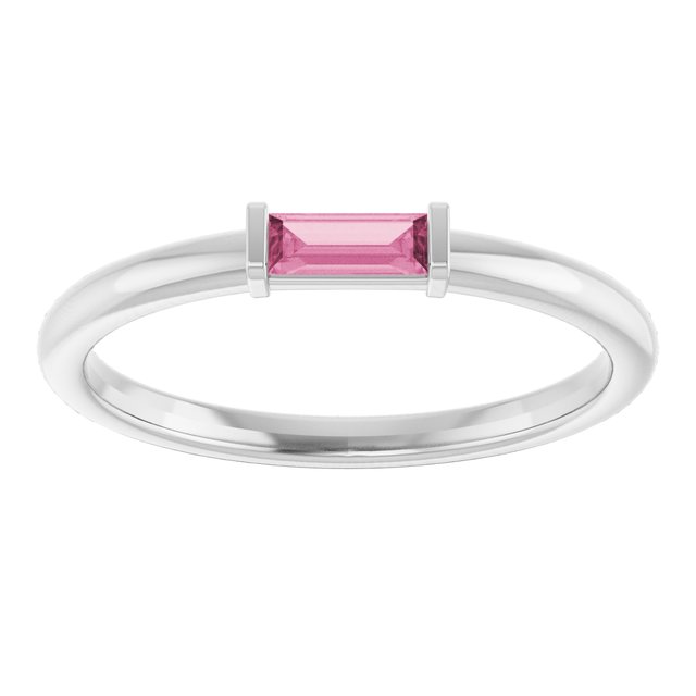 14k-white-natural-pink-tourmaline-stackable-ring