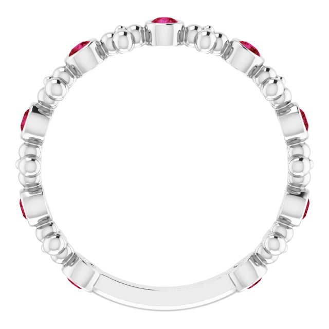 14k-white-natural-ruby-beaded-ring