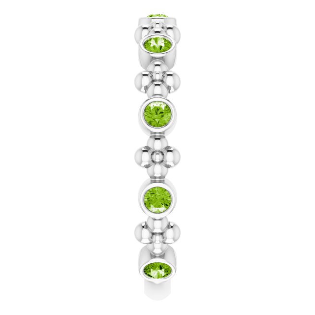 14k-white-natural-peridot-beaded-ring