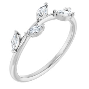 1/4 ct Diamond Leaf Ring