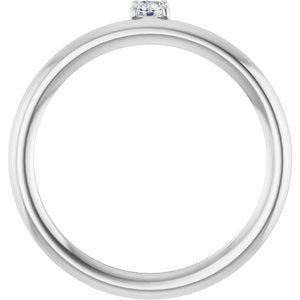 Diamond 1/10 ct Stackable Ring