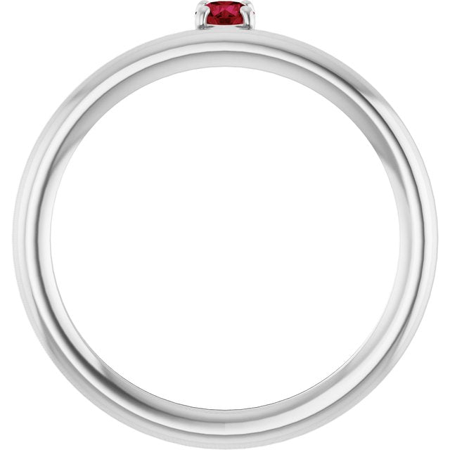 14k-white-natural-ruby-stackable-ring