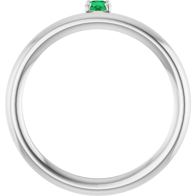 sterling-silver-imitation-emerald-stackable-ring