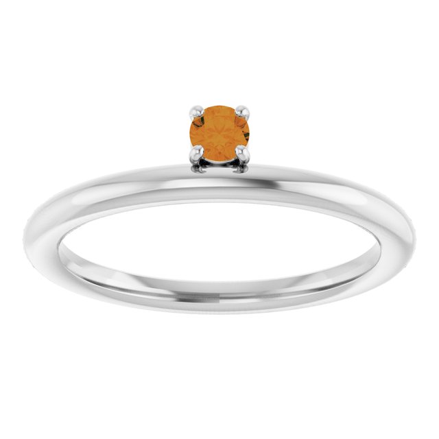 14k-white-natural-citrine-stackable-ring