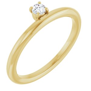 Diamond 1/10 ct Stackable Ring
