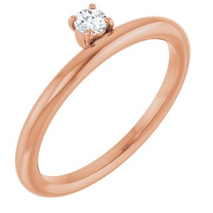 Diamond 1/10 ct Stackable Ring