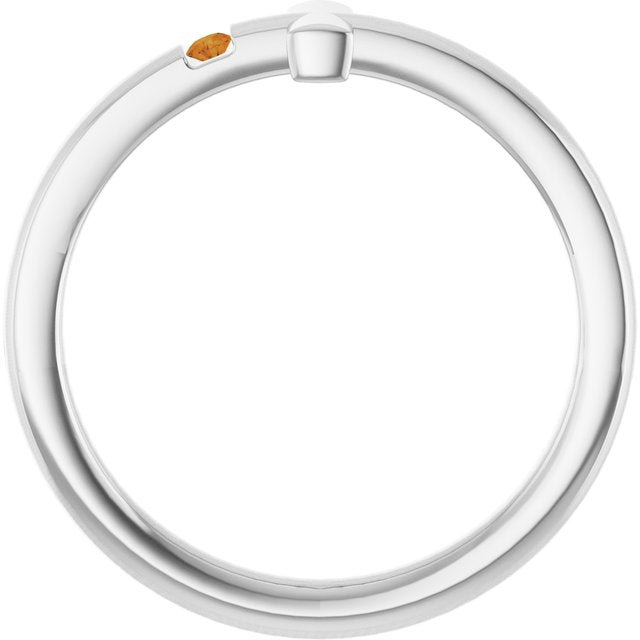 sterling-silver-youth-imitation-citrine-sideways-cross-ring