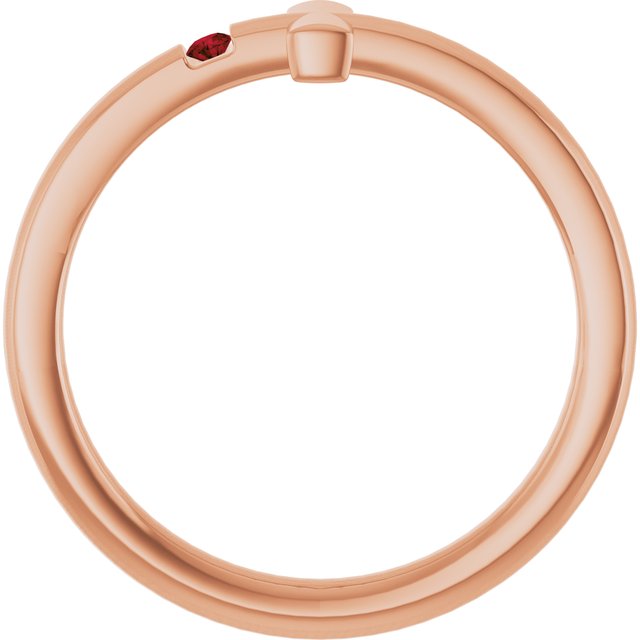 14k-rose-natural-mozambique-garnet-youth-sideways-cross-ring