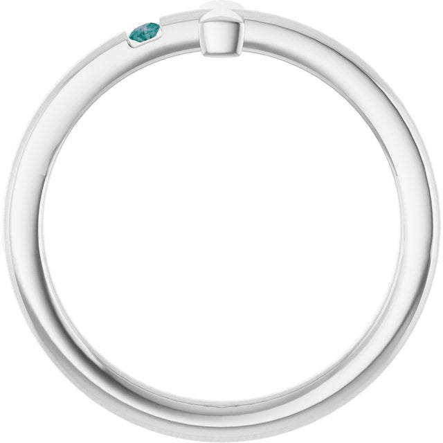 sterling-silver-youth-imitation-alexandrite-sideways-cross-ring