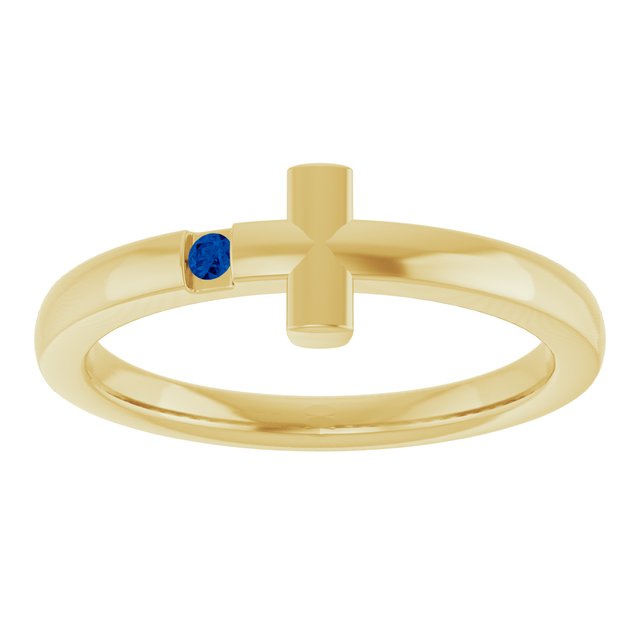 14k-yellow-natural-blue-sapphire-youth-sideways-cross-ring