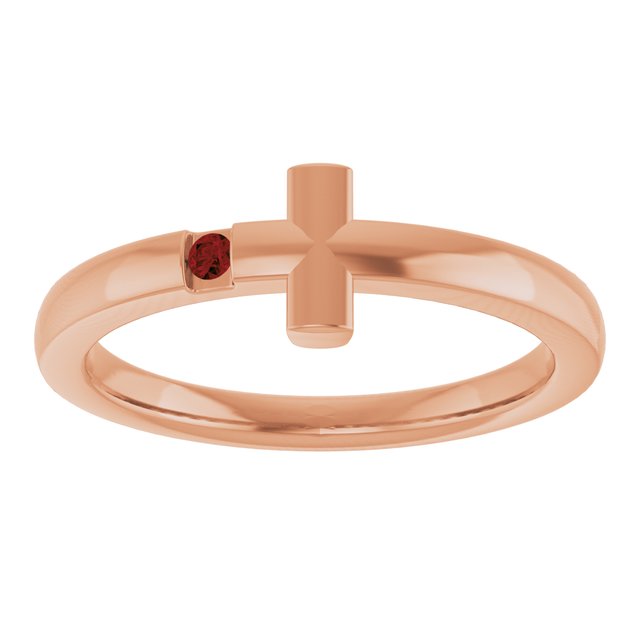 14k-rose-natural-mozambique-garnet-youth-sideways-cross-ring