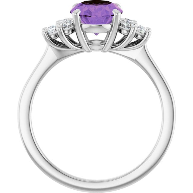 14k-white-natural-amethyst-&-1/4-ctw-natural-diamond-ring