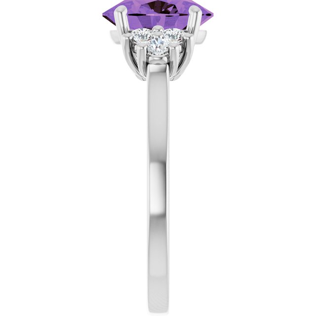 14k-white-natural-amethyst-&-1/4-ctw-natural-diamond-ring