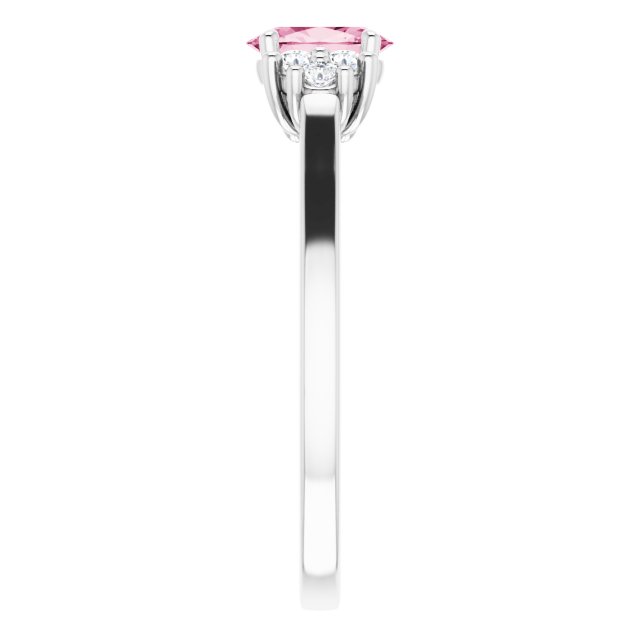 14k-white-natural-pink-tourmaline-&-1/8-ctw-natural-diamond-ring