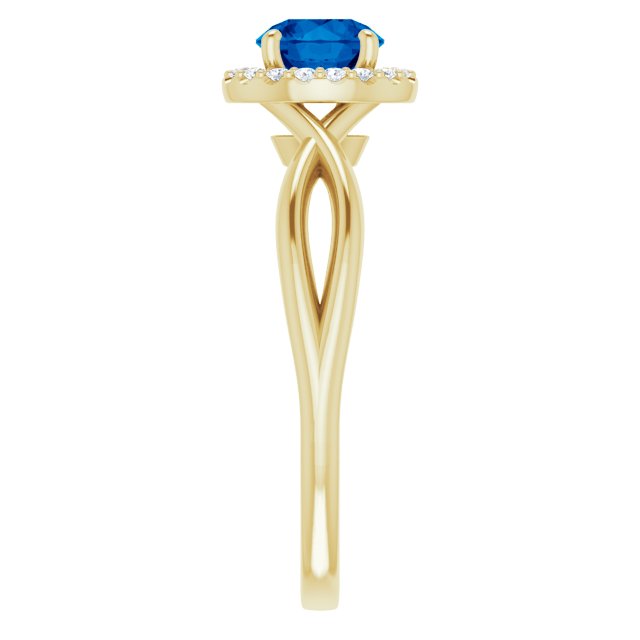 14k-yellow-lab-grown-lab-grown-blue-sapphire-&-1/10-ctw-natural-diamond-ring