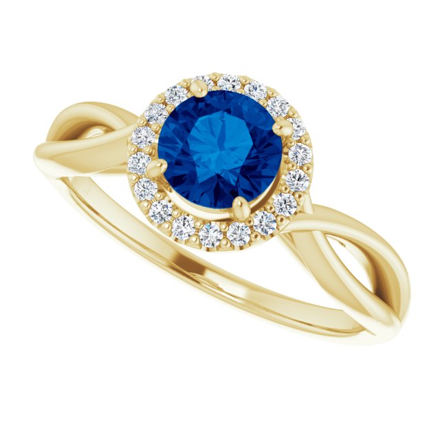 14k-yellow-lab-grown-lab-grown-blue-sapphire-&-1/10-ctw-natural-diamond-ring
