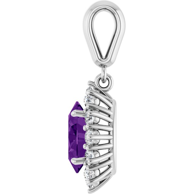 14k-white-natural-amethyst-&-1/3-ctw-natural-diamond-pendant