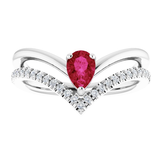 14k-white-natural-ruby-&-1/6-ctw-natural-diamond-ring