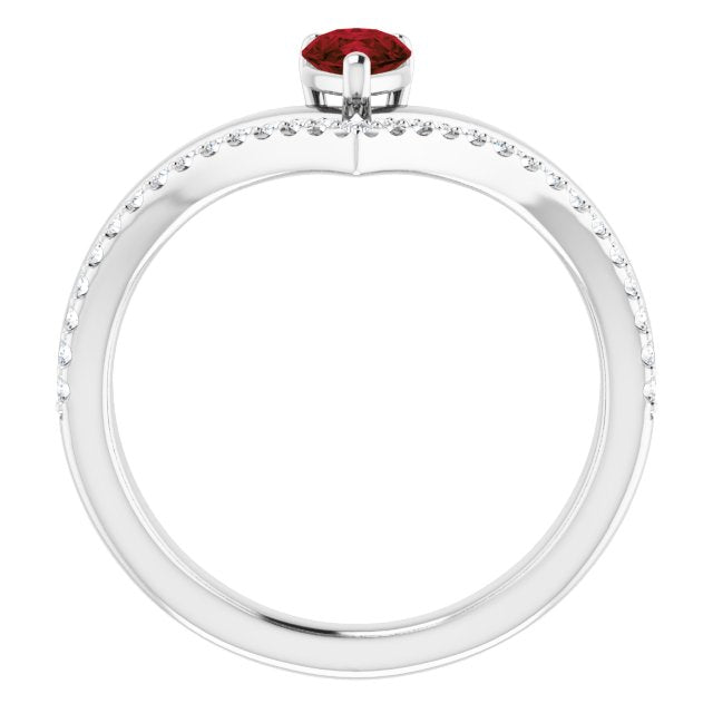 14k-white-natural-mozambique-garnet-&-1/6-ctw-natural-diamond-ring