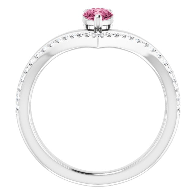 14k-white-natural-pink-tourmaline-&-1/6-ctw-natural-diamond-ring