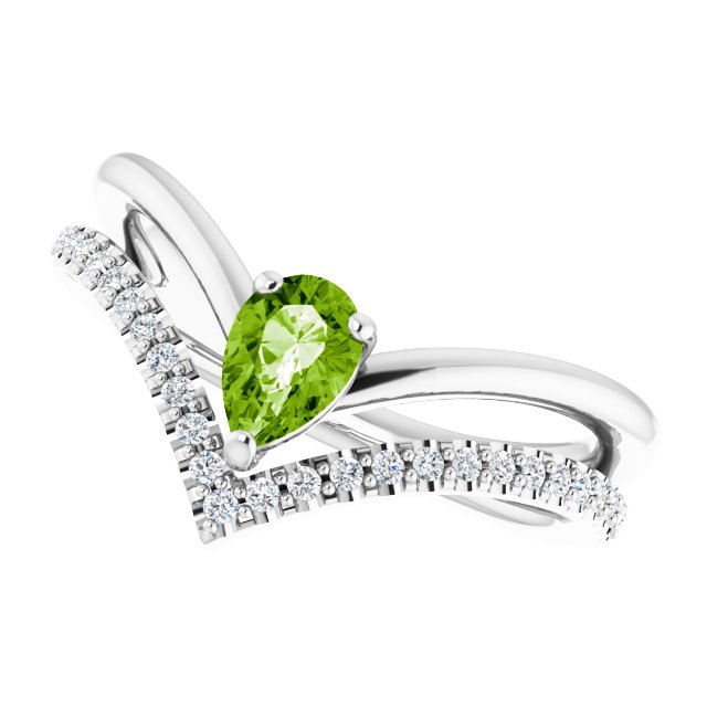 14k-white-natural-peridot-&-1/6-ctw-natural-diamond-ring